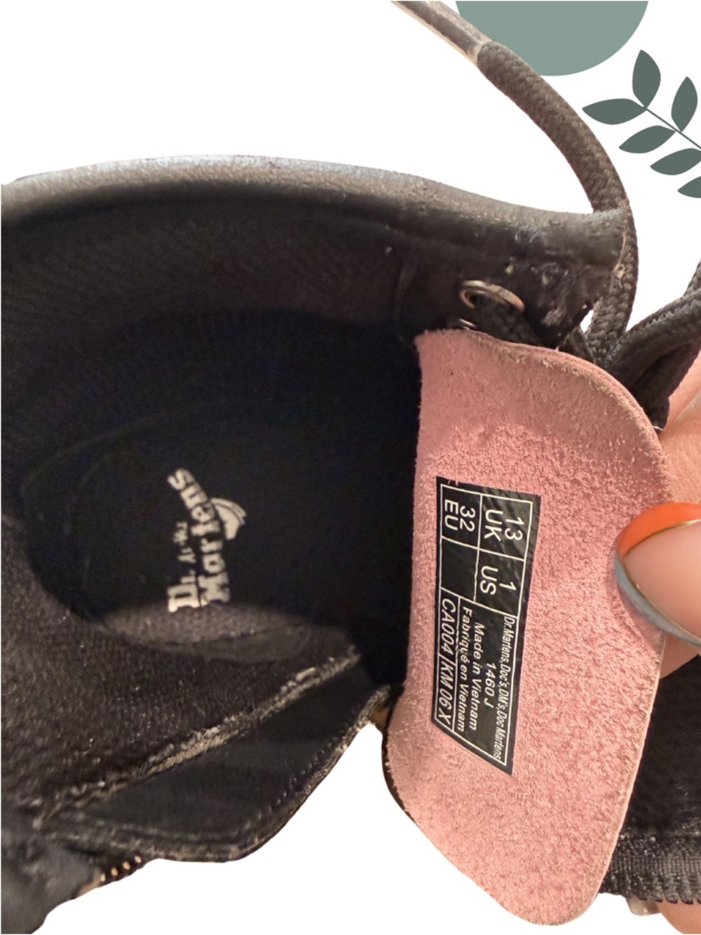 Dr. Martens 1460 J Pink Patent Boots Youth 1 - Picture 10 of 10